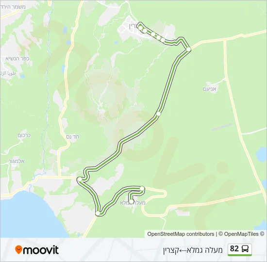 82 Bus Line Map