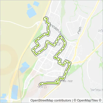 5 Bus Line Map