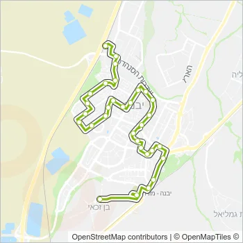 5 Bus Line Map