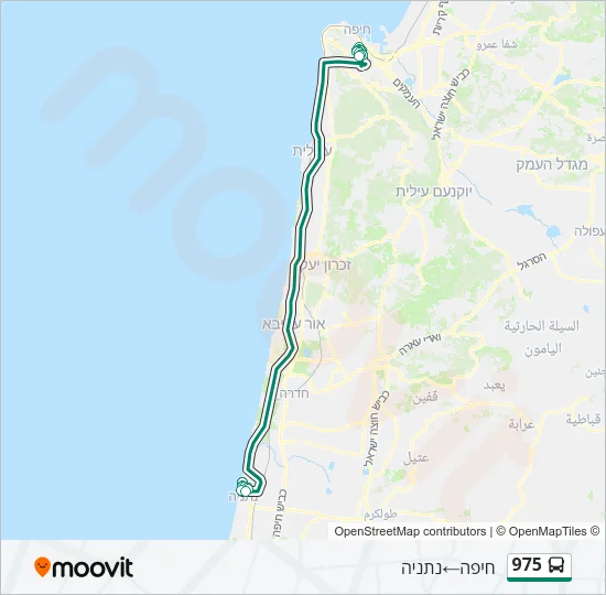 975 Bus Line Map