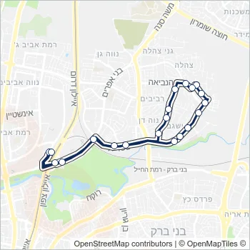 80 Bus Line Map