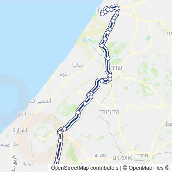 36 Bus Line Map