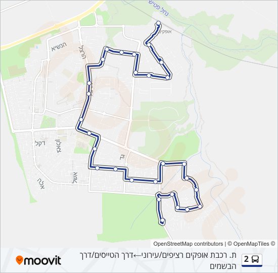 2 Bus Line Map