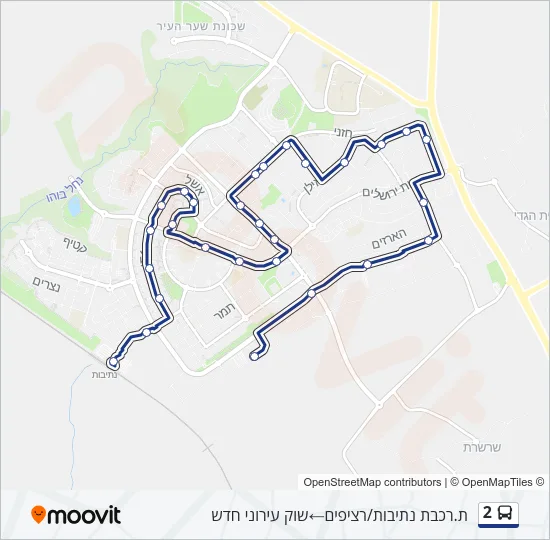 Автобус 2: карта маршрута