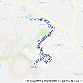 3 Bus Line Map