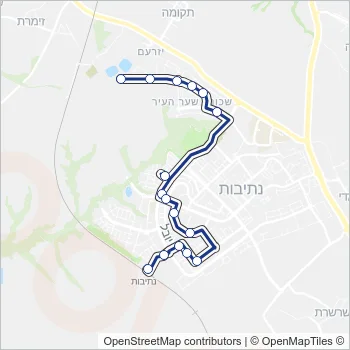 3 Bus Line Map