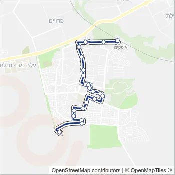 5 Bus Line Map