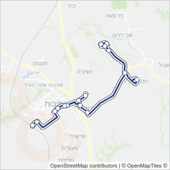 51 Bus Line Map