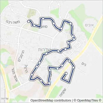 2 Bus Line Map