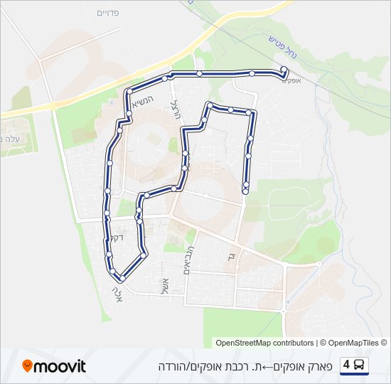 4 Bus Line Map