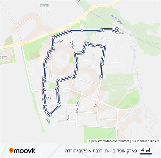 4 Bus Line Map