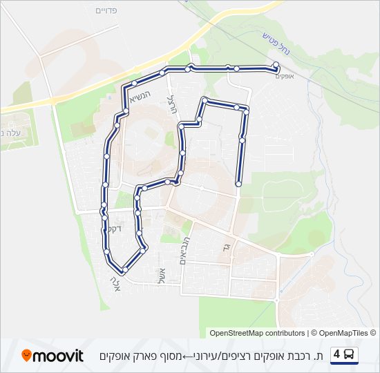 4 Bus Line Map