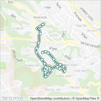 82 Bus Line Map