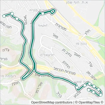 82 Bus Line Map