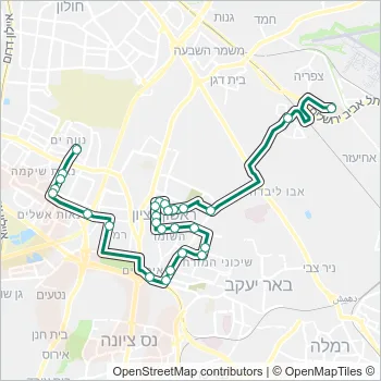 64 Bus Line Map
