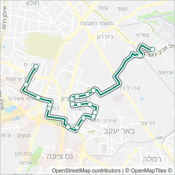 64 Bus Line Map