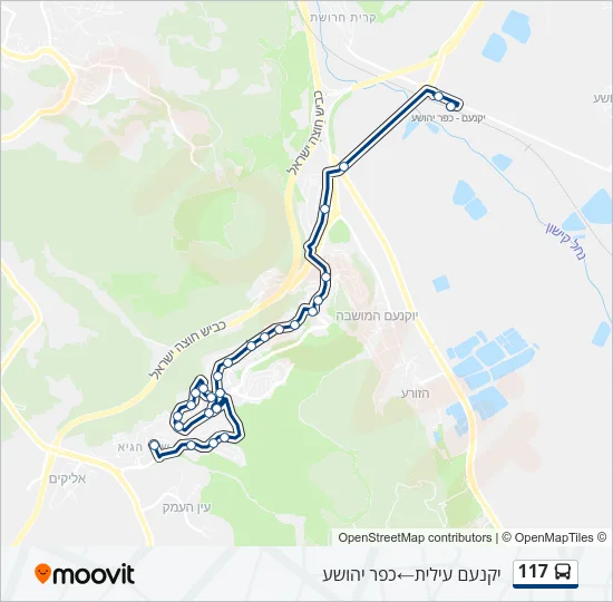 117 Bus Line Map