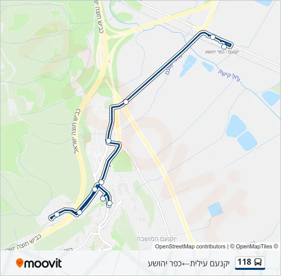 118 Bus Line Map