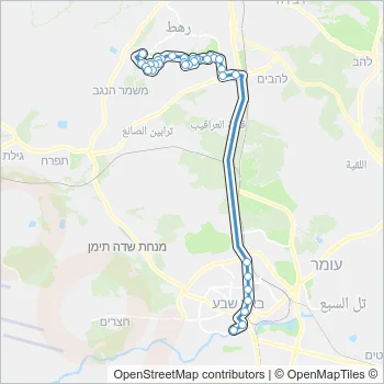 451 Bus Line Map