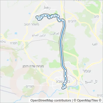 451 Bus Line Map