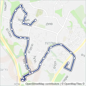 1 Bus Line Map