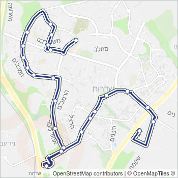 1 Bus Line Map