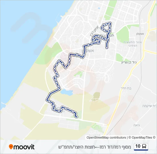 10 Bus Line Map