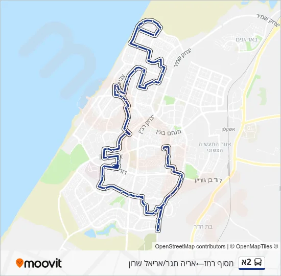 2A Bus Line Map