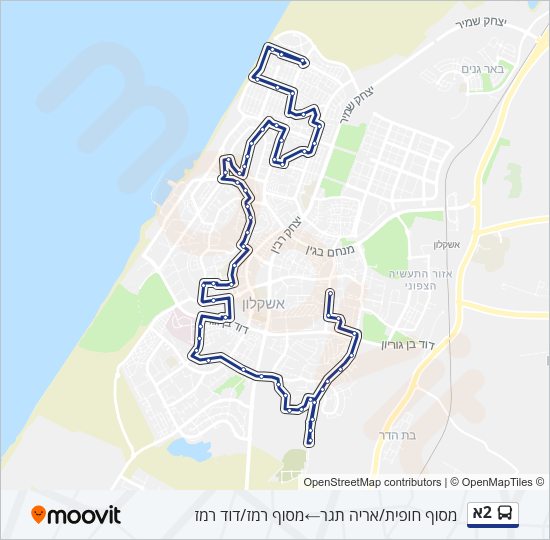 2א Bus Line Map