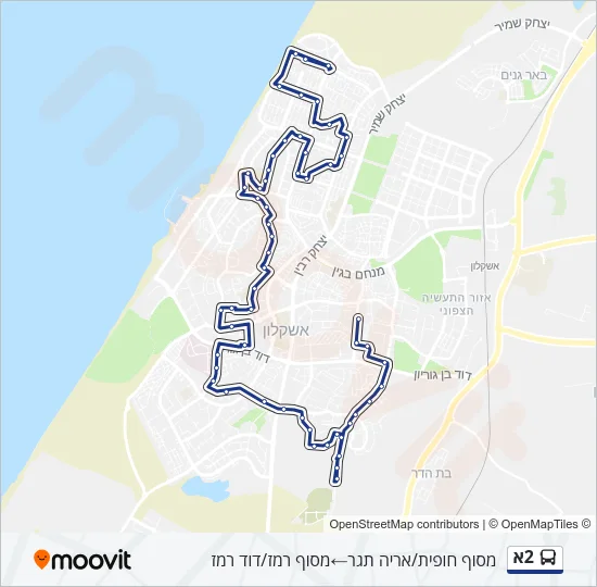 2א Bus Line Map