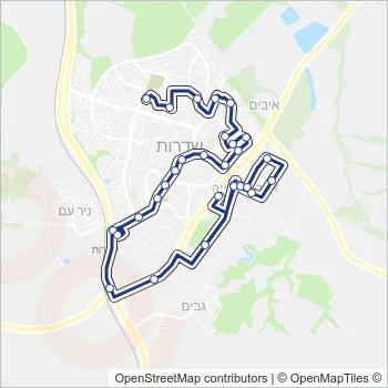 8 Bus Line Map