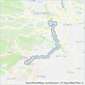 225 Bus Line Map