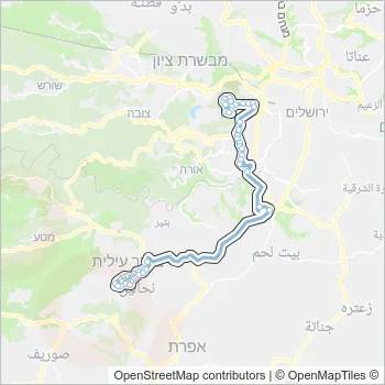 225 Bus Line Map