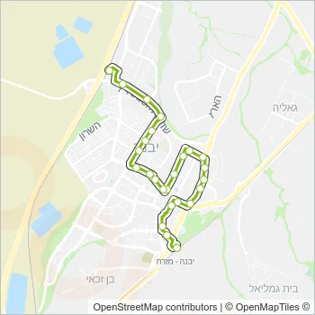 1 Bus Line Map