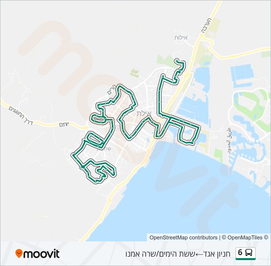 6 Bus Line Map