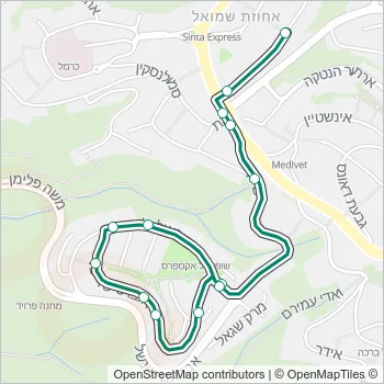 93 Bus Line Map