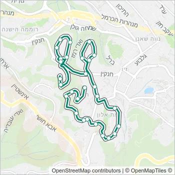 93 Bus Line Map