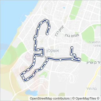 4א Bus Line Map