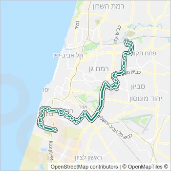 143 Bus Line Map