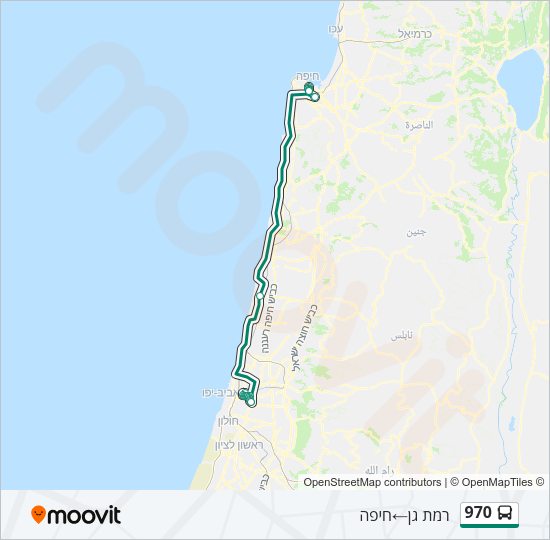 970 Bus Line Map