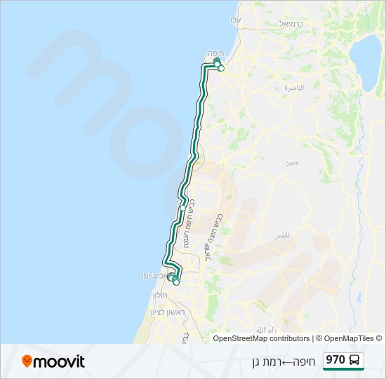 970 Bus Line Map