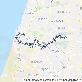 141 Bus Line Map