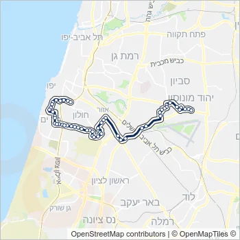 141 Bus Line Map