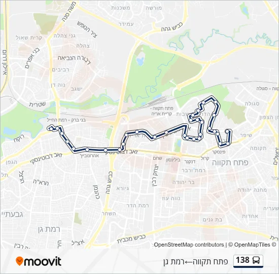 138 Bus Line Map