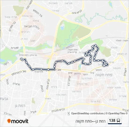 138 Bus Line Map