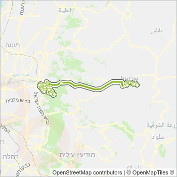 255 Bus Line Map