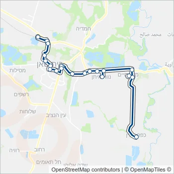 16 Bus Line Map