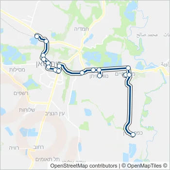 16 Bus Line Map