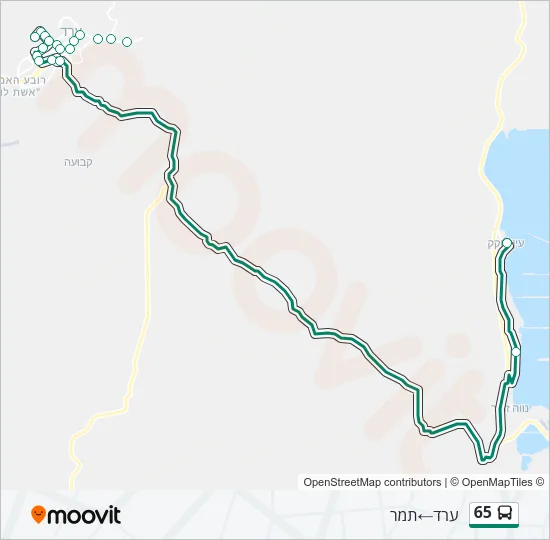 65 Bus Line Map