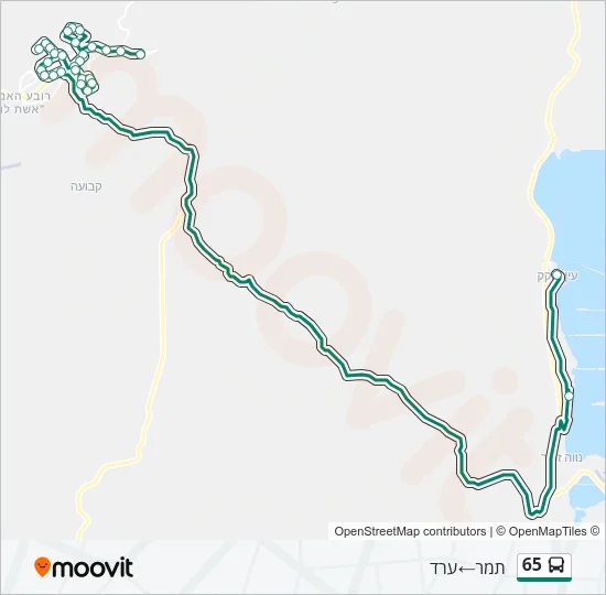 65 Bus Line Map